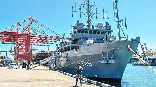Indian Navy Ship Nireekshak calls at Sri Lanka’s Colombo Port | EconomyNext