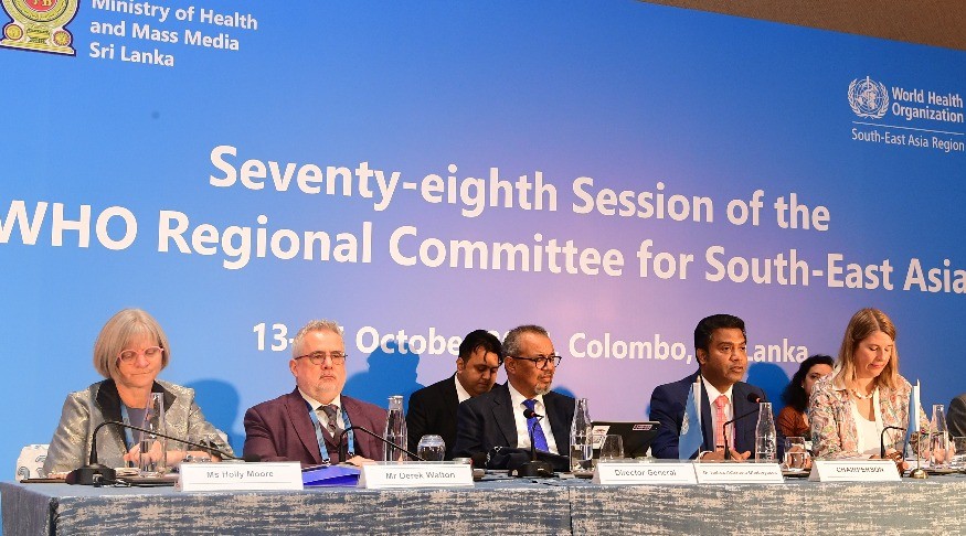 WHO’s 78th Regional Committee for South-East Asia begins in Colombo | EconomyNext