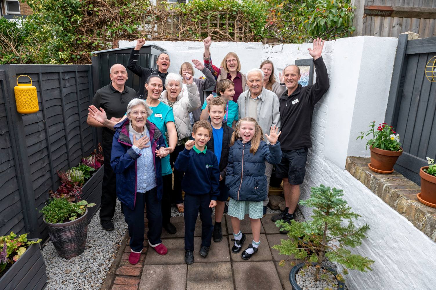 Maidstone Care Home Teams Up With Children And Local Businesses To Transform Garden Space