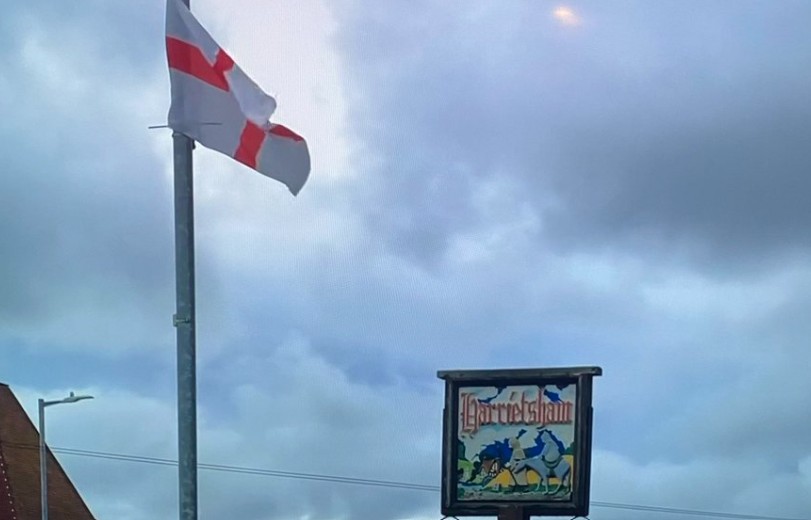 Harrietsham Parish Council Unable To Install Christmas Lights Due To Flags