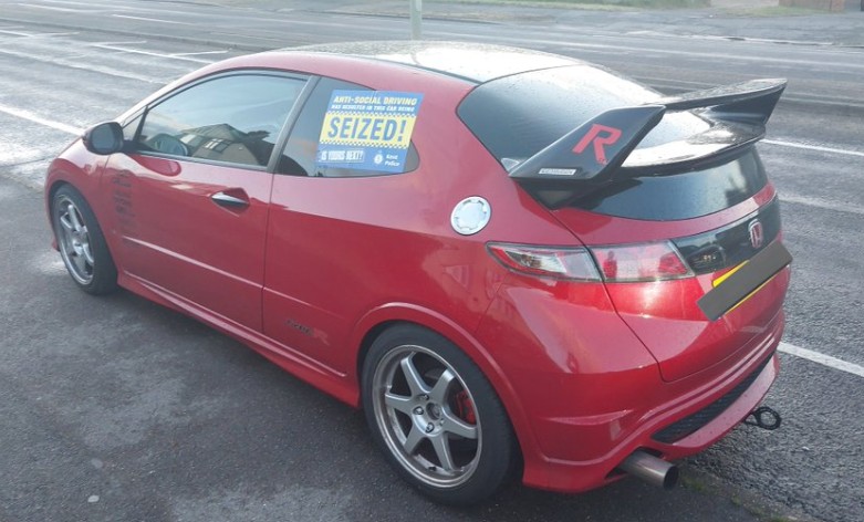 Honda Civic Seized In Dartford Town Centre